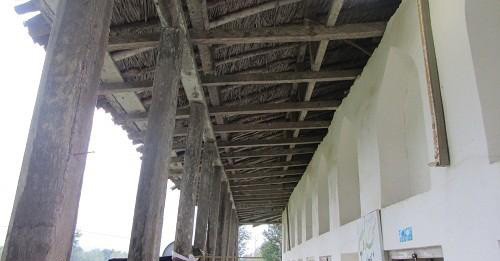 سقف چوبی مسجدکمسار