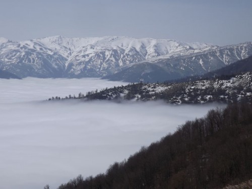 بر فراز ابرها در کوهستان های شفت