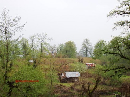 زیبایی های جاده قدیمی و متروکه گنجار به امام زاده اسحاق