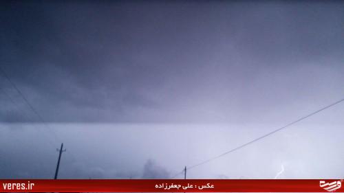 رعد و برق در شهرستان شفت