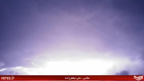 رعد و برق در شهرستان شفت