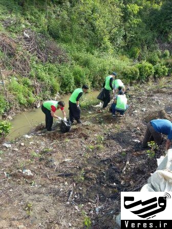 جمع آوری زباله های معابر در جیرده شفت