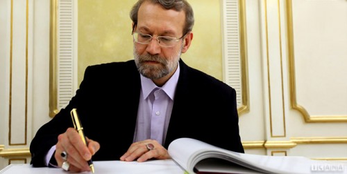 علی لاریجانی رییس مجلس شورای اسلامی
