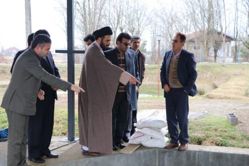 بازدید فرماندار شفت از مزرعه پرورش ماهیان خاویاری در گیلده