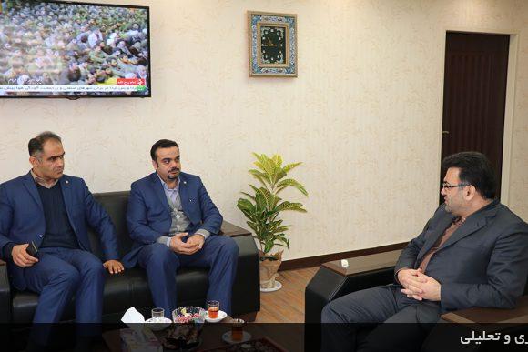 دیدار مدیرعامل بانک توسعه تعاون گیلان با فرماندار شفت