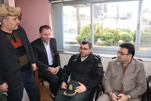 فرماندار شفت با کارکنان آتش نشانی این شهرستان دیدار کرد