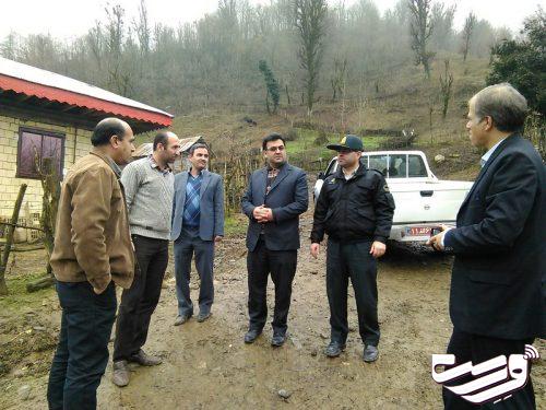 بازدید میدانی فرماندار شفت از 4 روستای بخش احمدسرگوراب