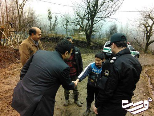 بازدید میدانی فرماندار شفت از 4 روستای بخش احمدسرگوراب