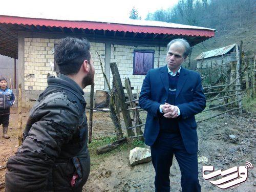 بازدید میدانی فرماندار شفت از 4 روستای بخش احمدسرگوراب