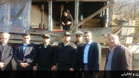 دیدار مسوولین شفت از مادر شهید زلفعلی گلپور