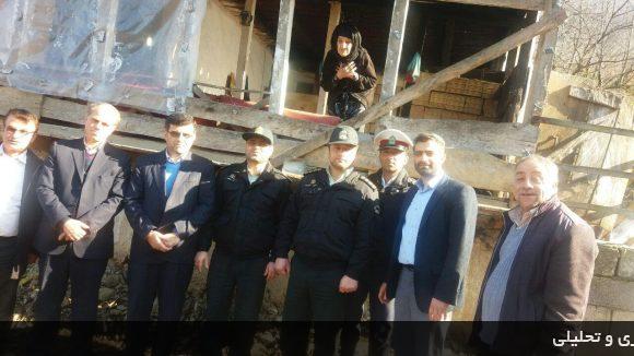 دیدار مسوولین شفت از مادر شهید زلفعلی گلپور