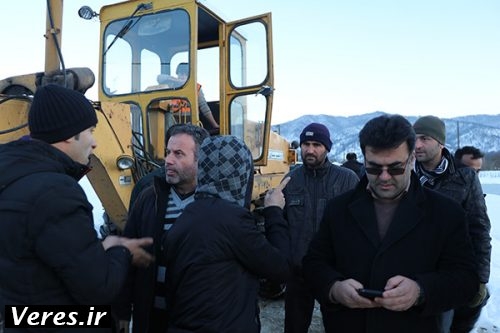 عملیات برفروبی در روستای مژدهه شهرستان شفت