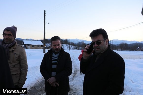 عملیات برفروبی در روستای مژدهه شهرستان شفت