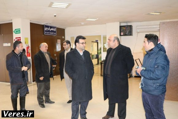 بازدید میدانی رییس ستاد بحران شفت از ادارات شهرستان