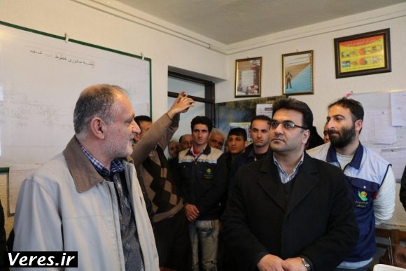بازدید میدانی رییس ستاد بحران شفت از ادارات شهرستان