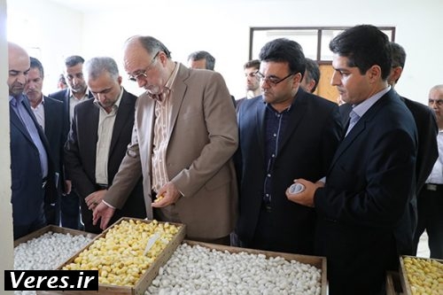 استاندار گیلان در مرکز تحقیقات کرم ابریشم ایران