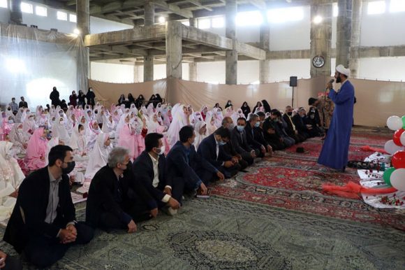 جشن تکلیف دانش آموزان دختر در شفت