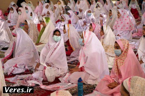 جشن تکلیف دانش آموزان دختر در شفت