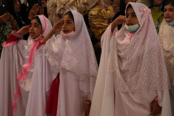 جشن تکلیف دانش آموزان دختر در شفت