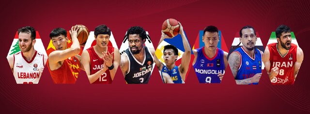 بهنام یخچالی در جمع ۸ بسکتبالیست برتر سال آسیا + لینک ثبت رای