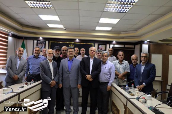 نمایی از سالن اجتماعات فرمانداری شفت پس از برگزاری نشست